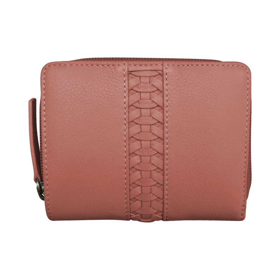 Urbano Braided Small Snap Wallet 4481