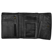 Washed Woven Medium Trifold Wallet 4490