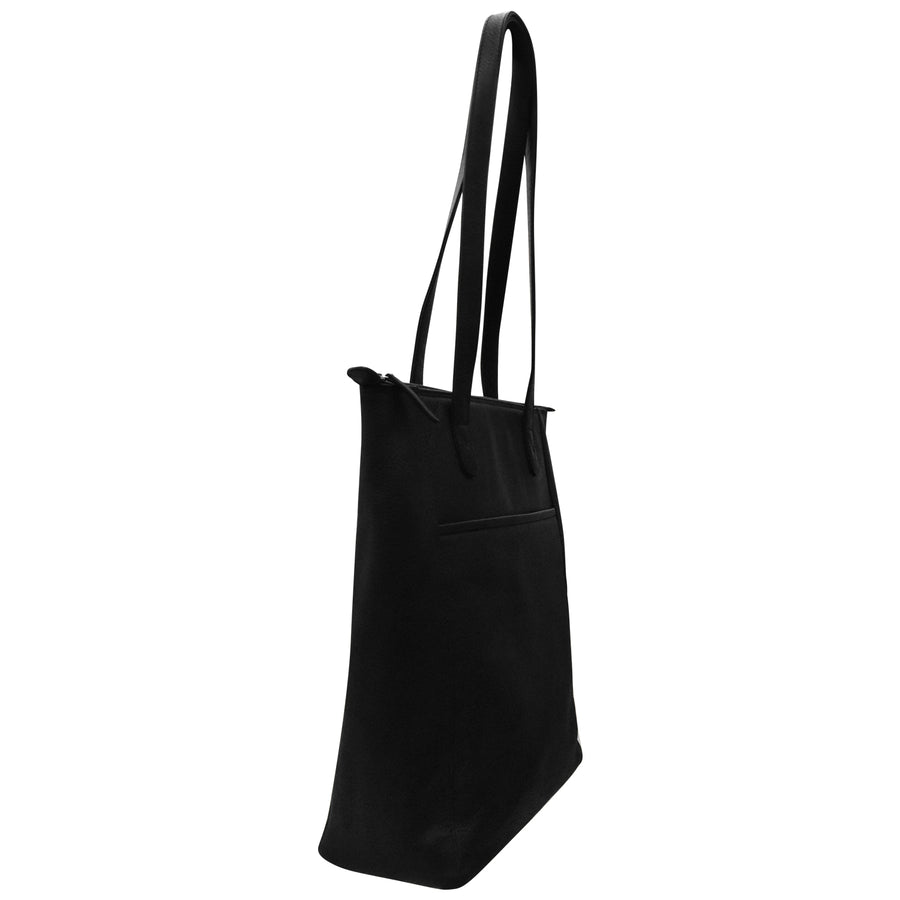 North South Tote with Metallic Zip 6014