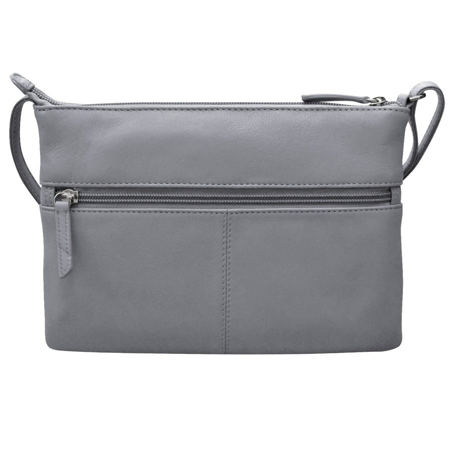 6028 DOUBLE ZIP CROSSBODY BAG