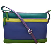 6028 DOUBLE ZIP CROSSBODY BAG