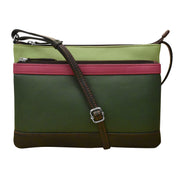 6028 DOUBLE ZIP CROSSBODY BAG