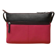 Double Zip Multi Color Crossbody 6028