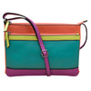 6028 DOUBLE ZIP CROSSBODY BAG