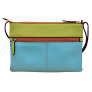 6028 DOUBLE ZIP CROSSBODY BAG