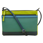 6028 DOUBLE ZIP CROSSBODY BAG