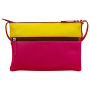 Double Zip Multi Color Crossbody 6028