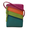 6072 SMALL TRIPLE ZIP CROSSBODY