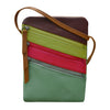 6072 SMALL TRIPLE ZIP CROSSBODY