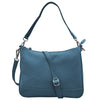 Zip Top Hobo with Two Detachable Straps 6091