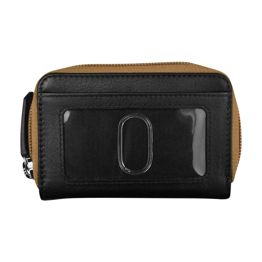 Two Tone Zip Around Pouch 6269