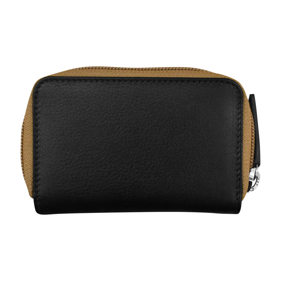 Two Tone Zip Around Pouch 6269