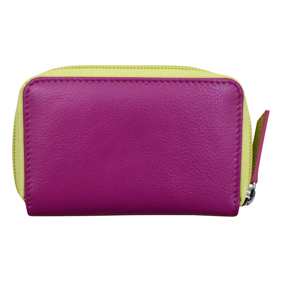 Two Tone Zip Around Pouch 6269