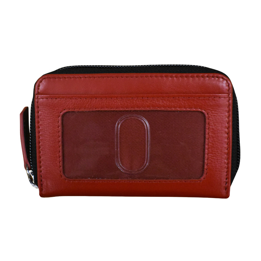 Two Tone Zip Around Pouch 6269