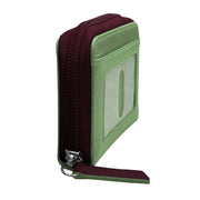 Two Tone Zip Around Pouch 6269