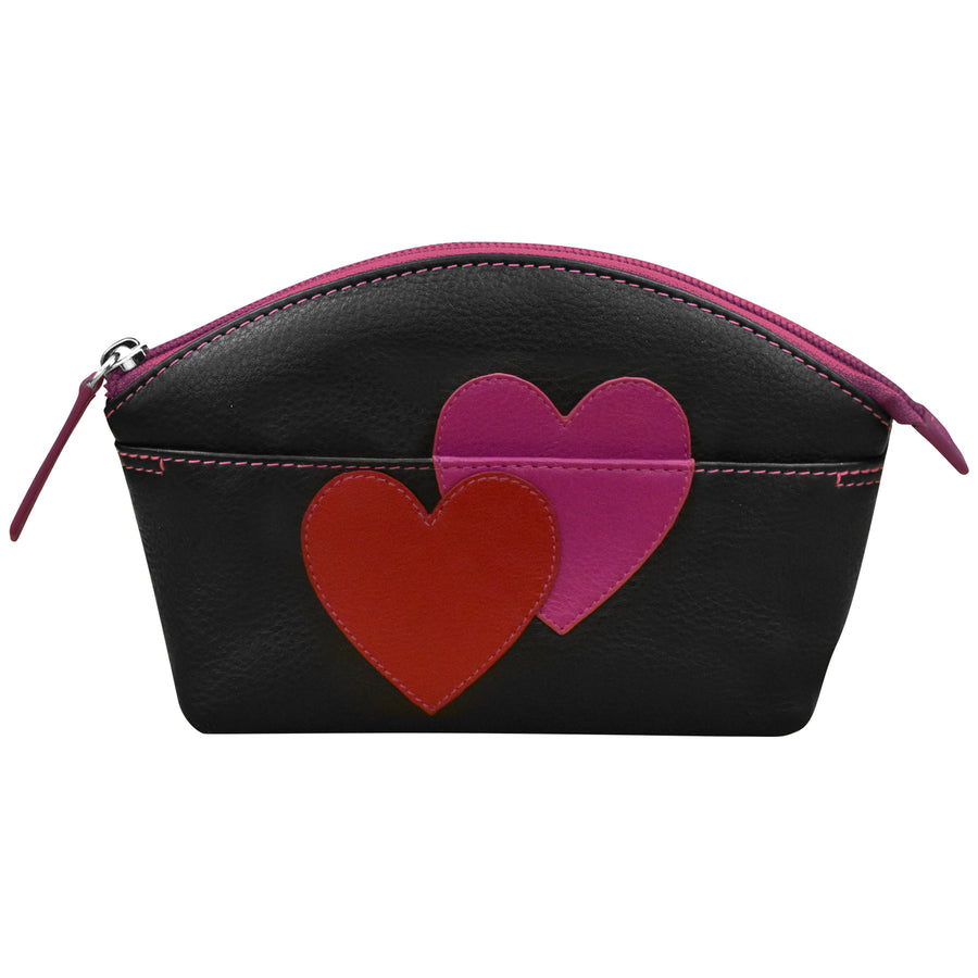 Double Heart Cosmetic Case 6283