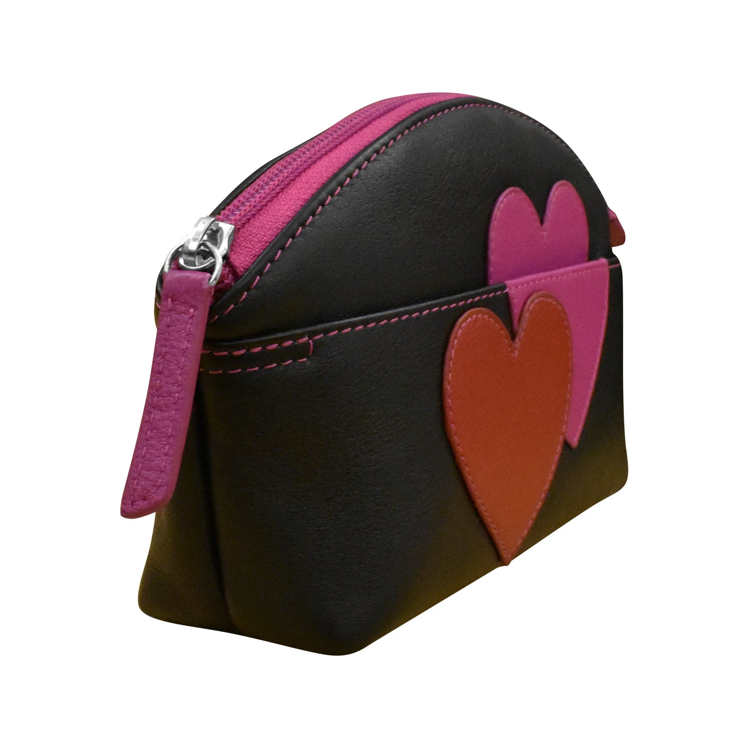 Double Heart Cosmetic Case 6283