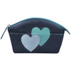 Double Heart Cosmetic Case 6283