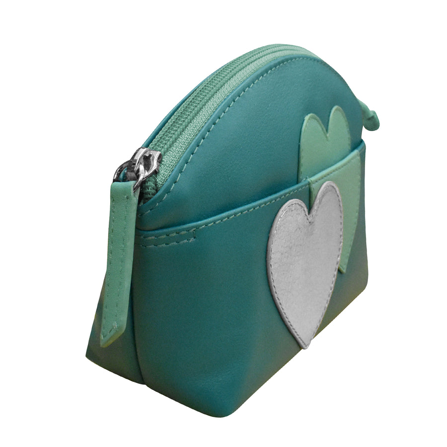 Double Heart Cosmetic Case 6283