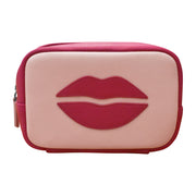 6285 BCRF MAKEUP BAG W/ LIP GRAPHIC