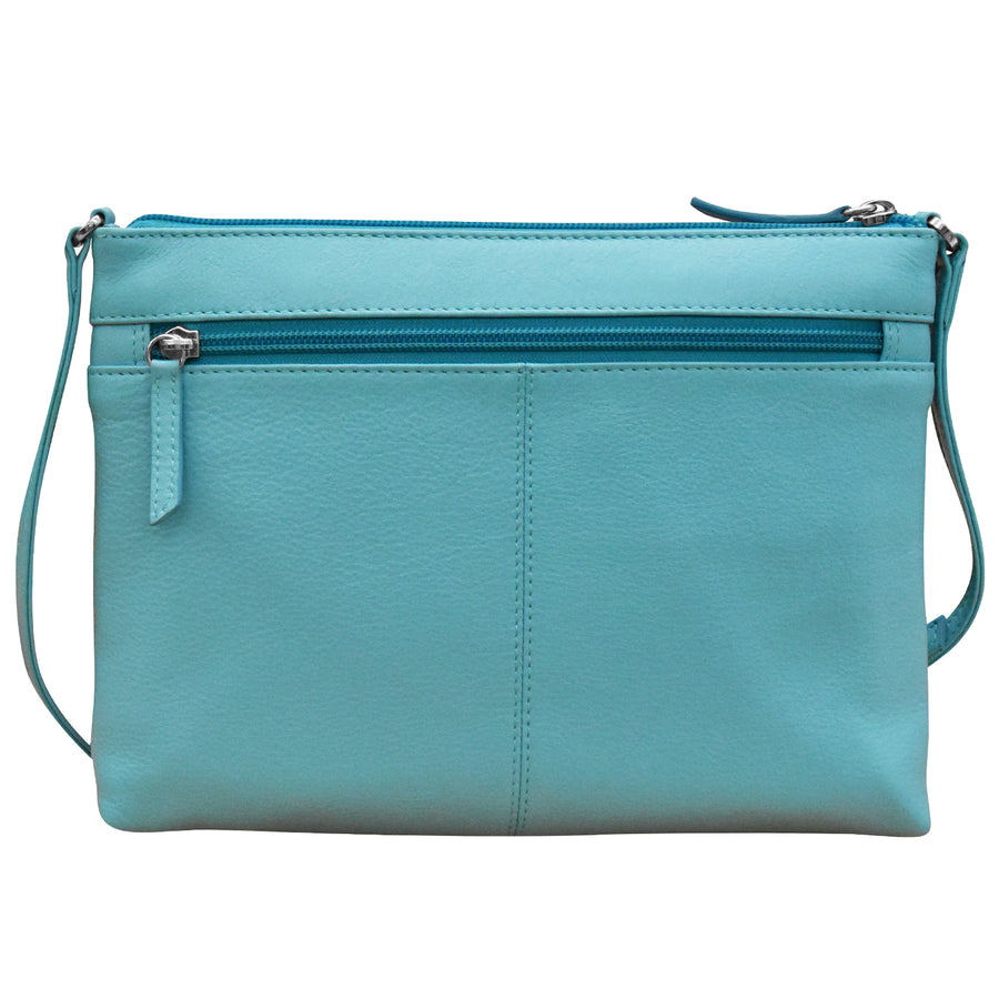 Slim Suede Crossbody with Gusset 6342S