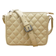 6354 QUILTED TOP ZIP CROSSBODY