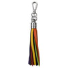 6437 6 INCH LEATHER TASSEL KEYCHAIN