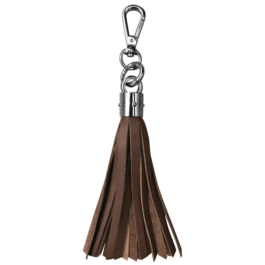 6 Inch Leather Tassel Keychain 6437