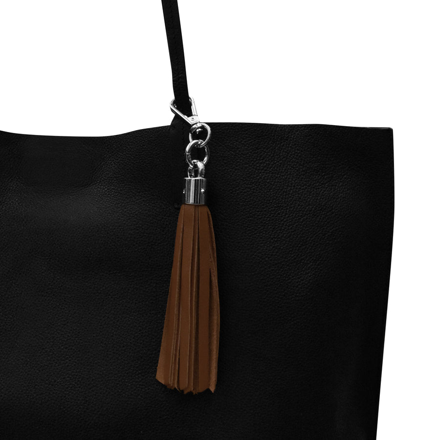 6 Inch Leather Tassel Keychain 6437