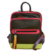 Multicolor Leather Backpack 6515