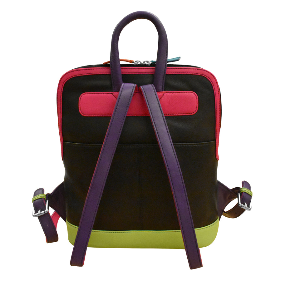 Multicolor Leather Backpack 6515