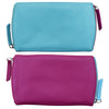 6571 TWO TONED DOUBLE ZIP EYEGLASS CASE