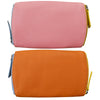 6571 TWO TONED DOUBLE ZIP EYEGLASS CASE