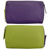 6571 TWO TONED DOUBLE ZIP EYEGLASS CASE