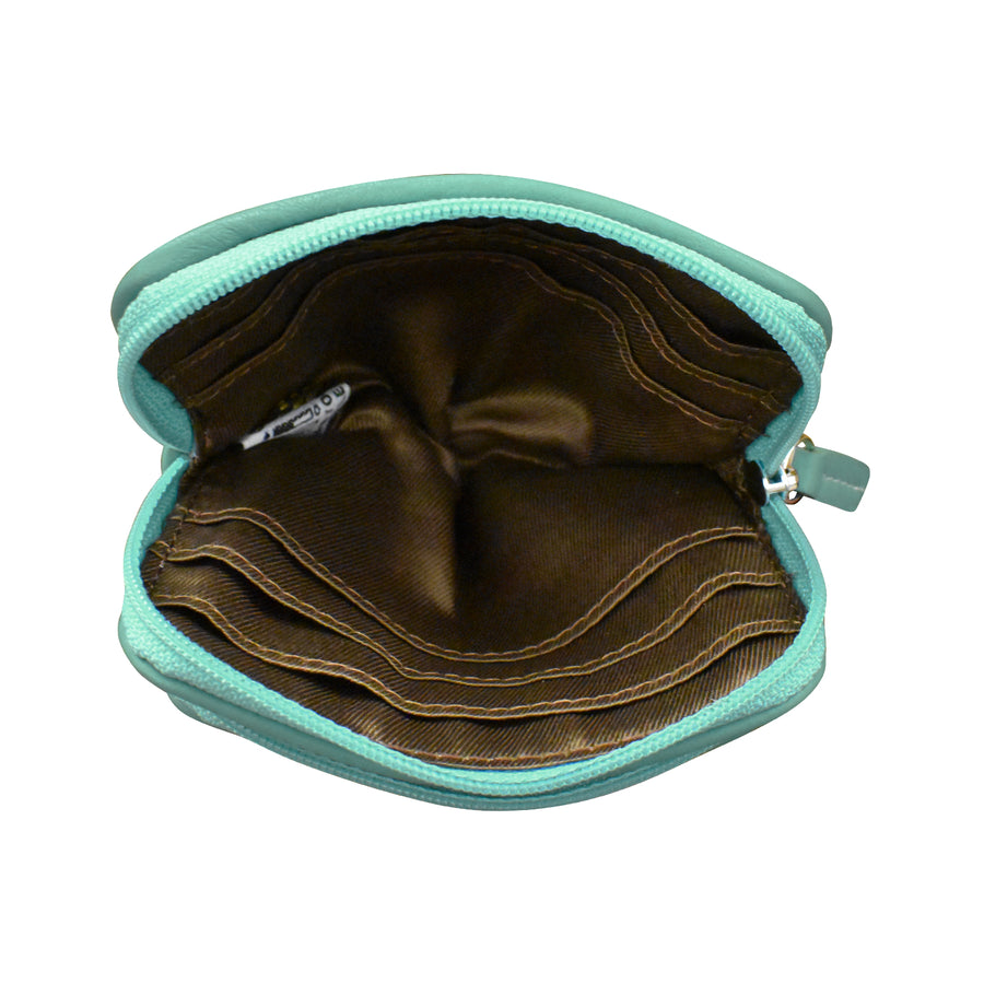 Double Zip Change Purse 6618