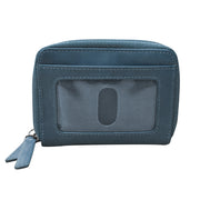 Double Zip Accordion Credit Card Holder 6714