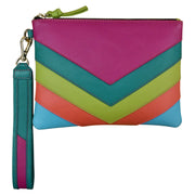 6771 MULTI COLOR TOP ZIP WRISTLET