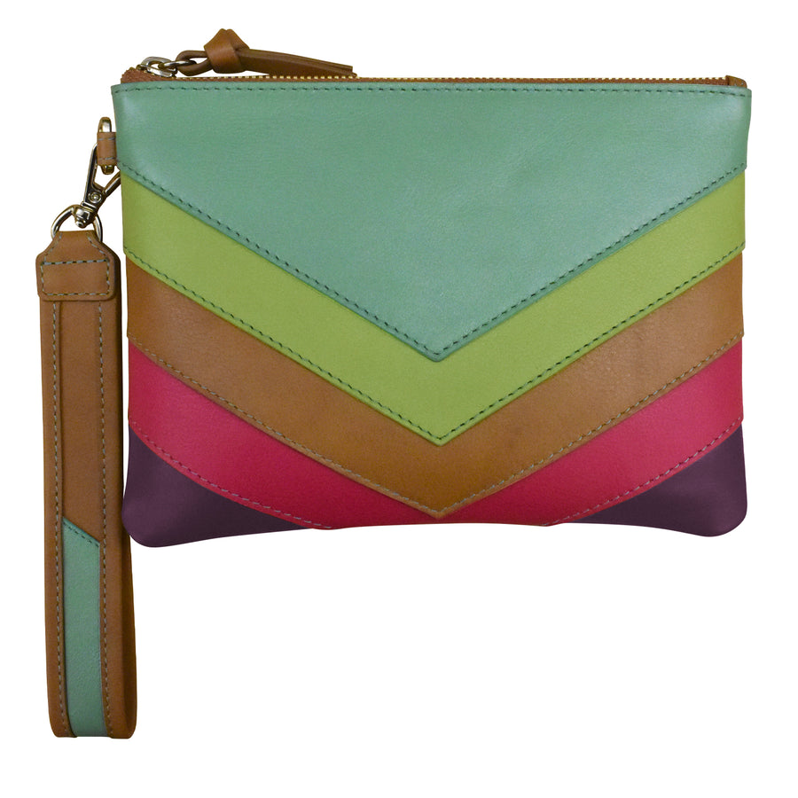 6771 MULTI COLOR TOP ZIP WRISTLET