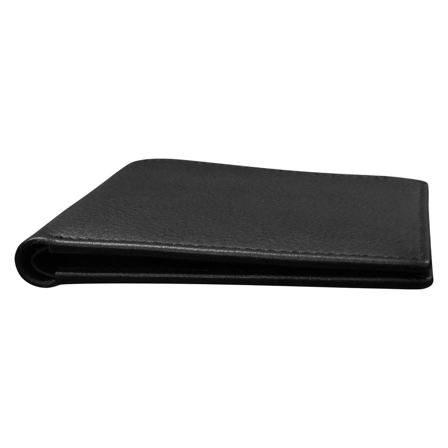 Men's Pebble Grain Leather Bifold Wallet 7021