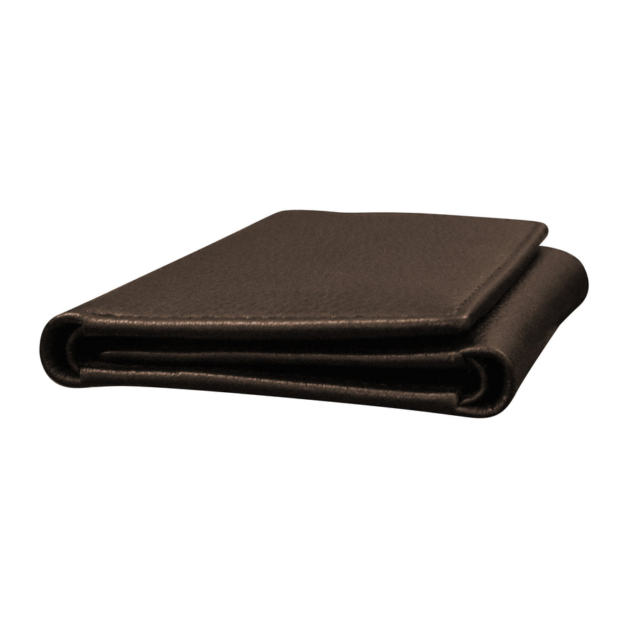 Men's Pebble Grain Leather Trifold Wallet 7030