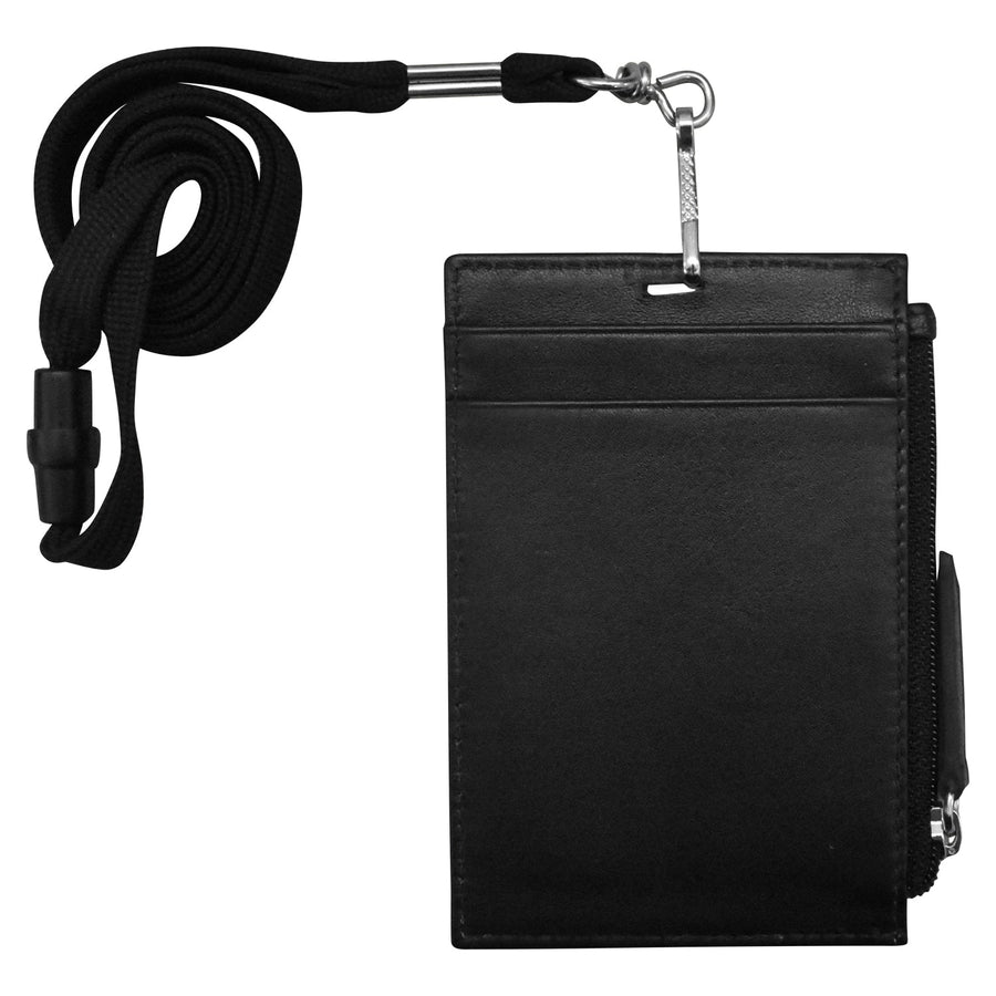 7118 VERTICAL ZIP I.D. HOLDER WITH LANYARD