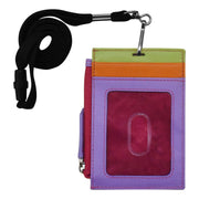 7118 VERTICAL ZIP I.D. HOLDER WITH LANYARD