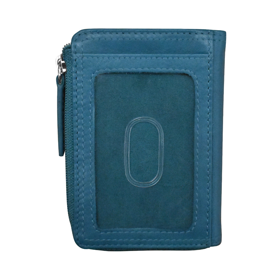 Vertical Zip Card Wallet 7411