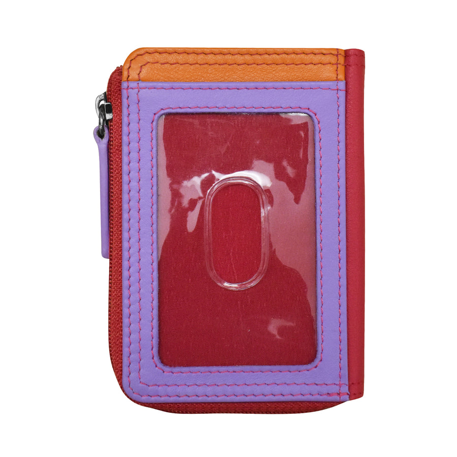 Vertical Zip Card Wallet 7411