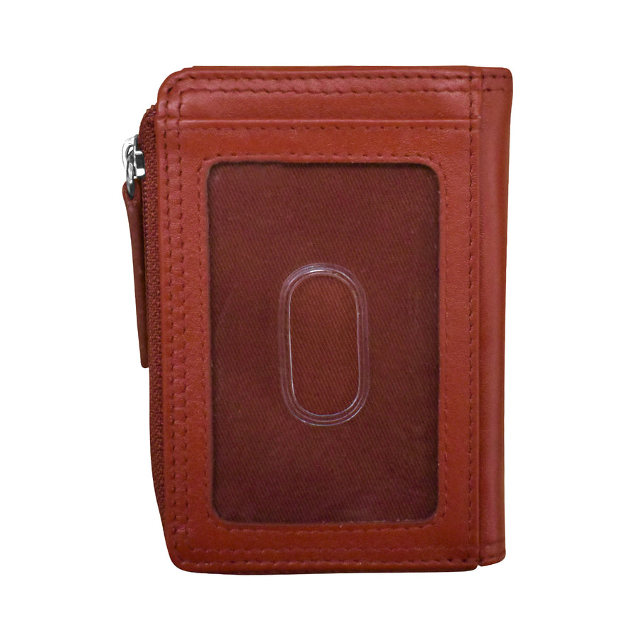 Vertical Zip Card Wallet 7411