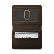 Men's Wallet Premium Leather Flap Card Card 7605