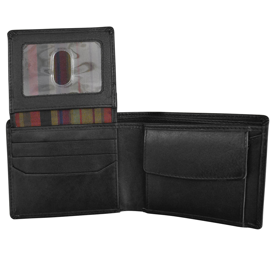 Men's Bifold Wallet with Coin Pocket 7762