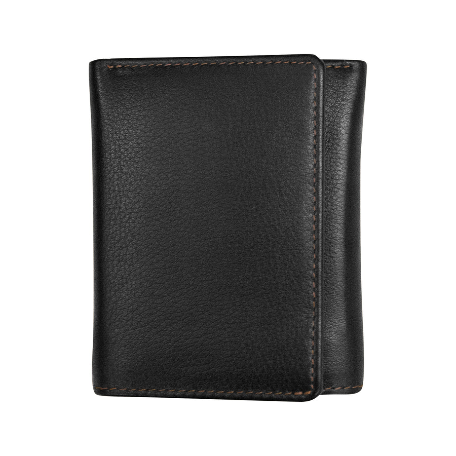 Trifold Men's Wallet with Middle Flip I.D. Window 7733