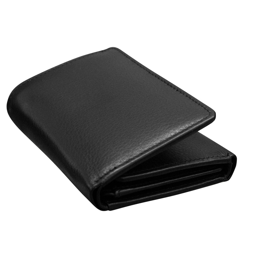 Trifold Men's Wallet with Middle Flip I.D. Window 7733