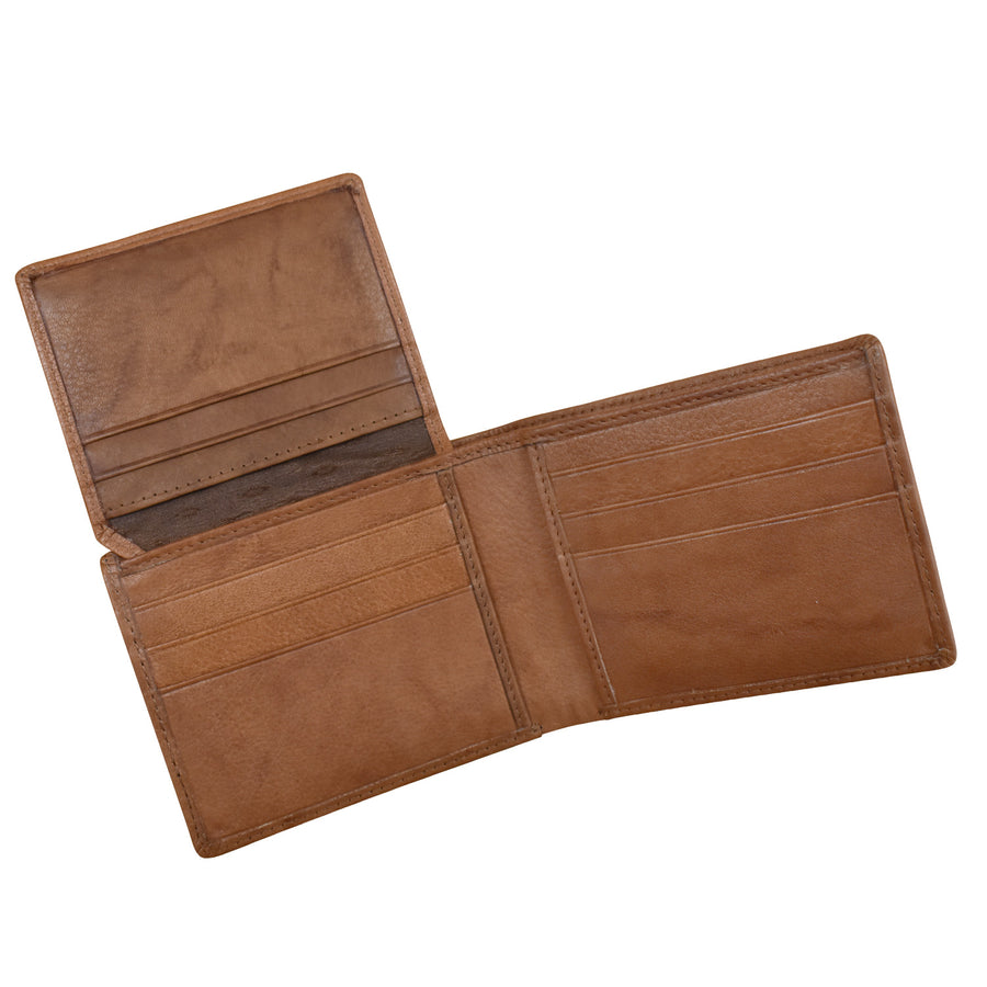 Men's Bifold Wallet with Left Flip 7751